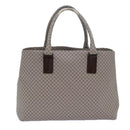 BOTTEGA VENETA Hand Bag PVC Leather Gray Auth bs15475-13