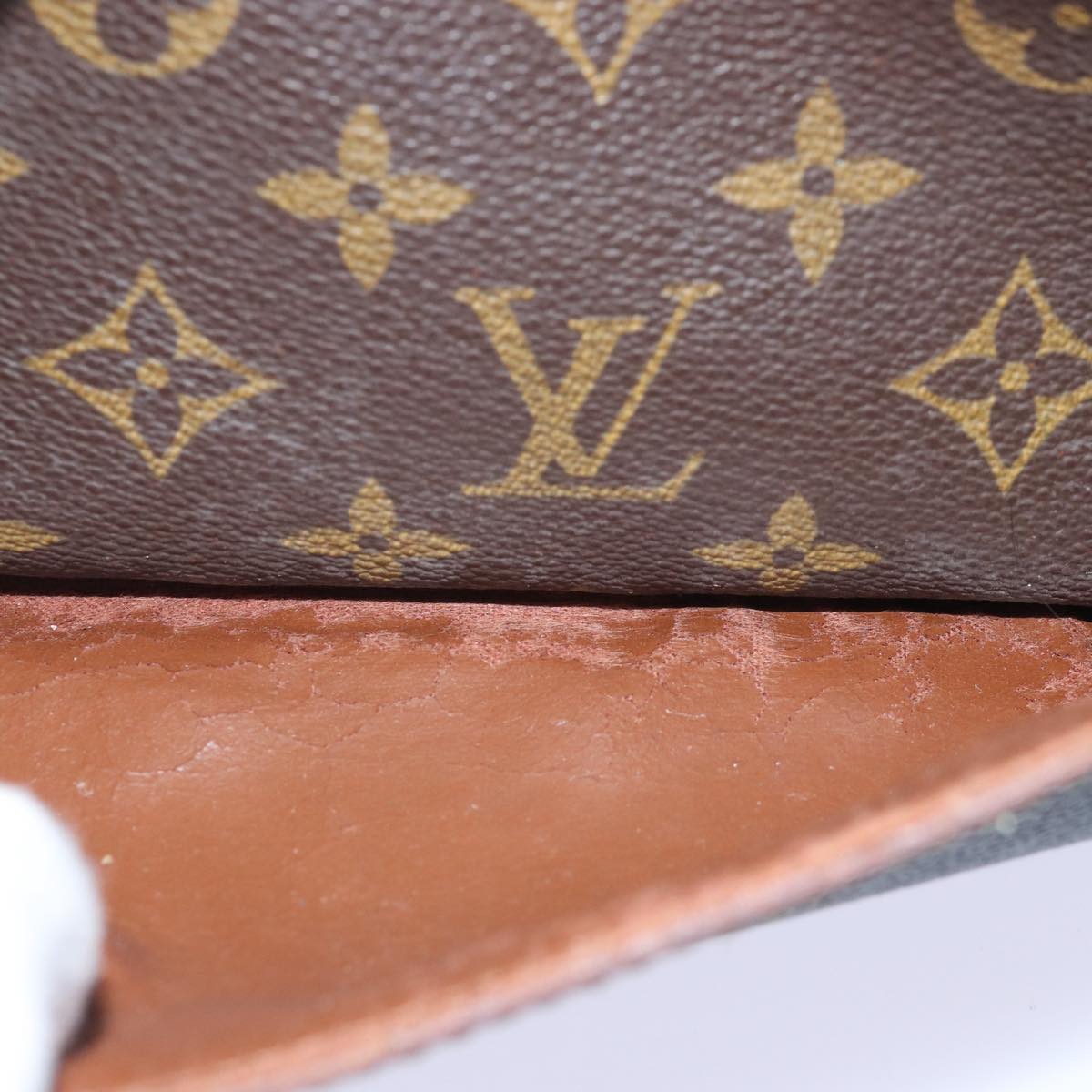 LOUIS VUITTON Monogram Compiegne 23 Clutch Bag M51847 LV Auth bs15516