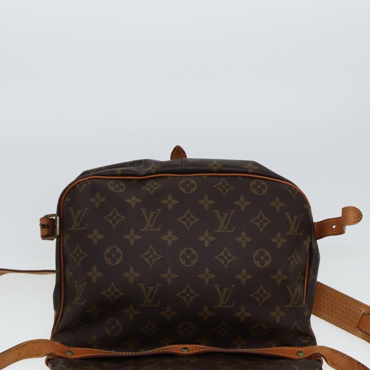 LOUIS VUITTON Monogram Saumur 30 Shoulder Bag M42256 LV Auth bs15517