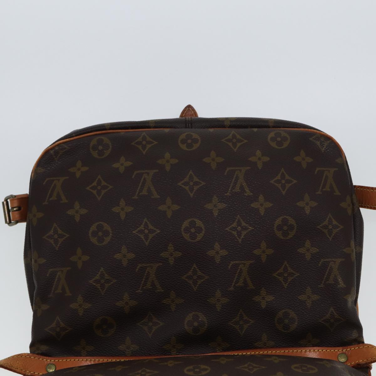 LOUIS VUITTON Monogram Saumur 30 Shoulder Bag M42256 LV Auth bs15517