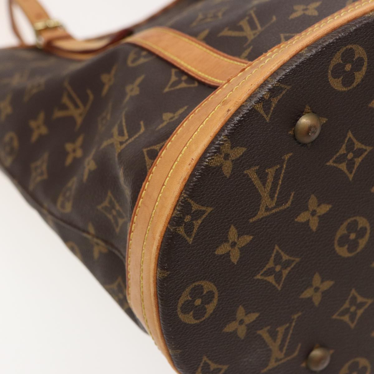 LOUIS VUITTON Monogram Bucket GM Shoulder Bag M42236 LV Auth bs15518