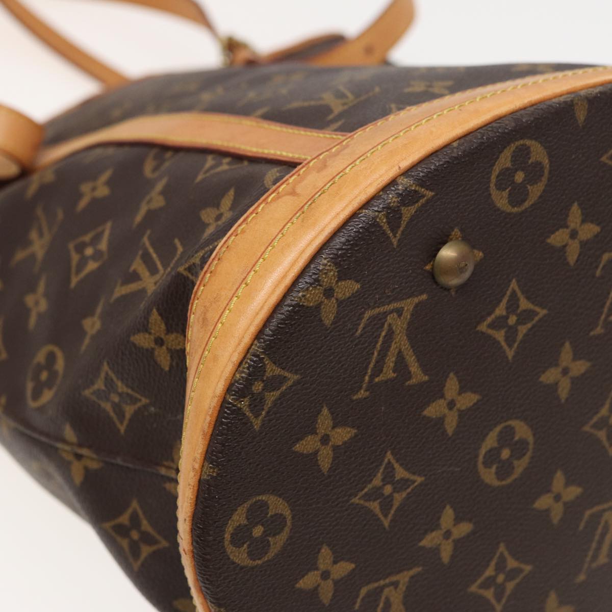 LOUIS VUITTON Monogram Bucket GM Shoulder Bag M42236 LV Auth bs15518