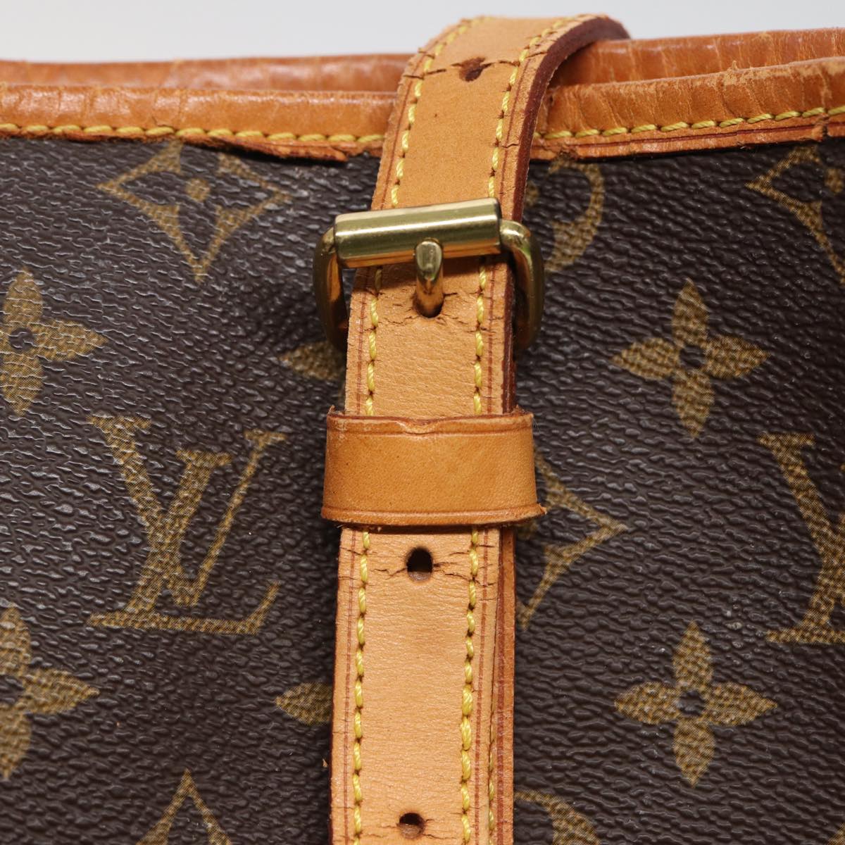 LOUIS VUITTON Monogram Bucket GM Shoulder Bag M42236 LV Auth bs15518