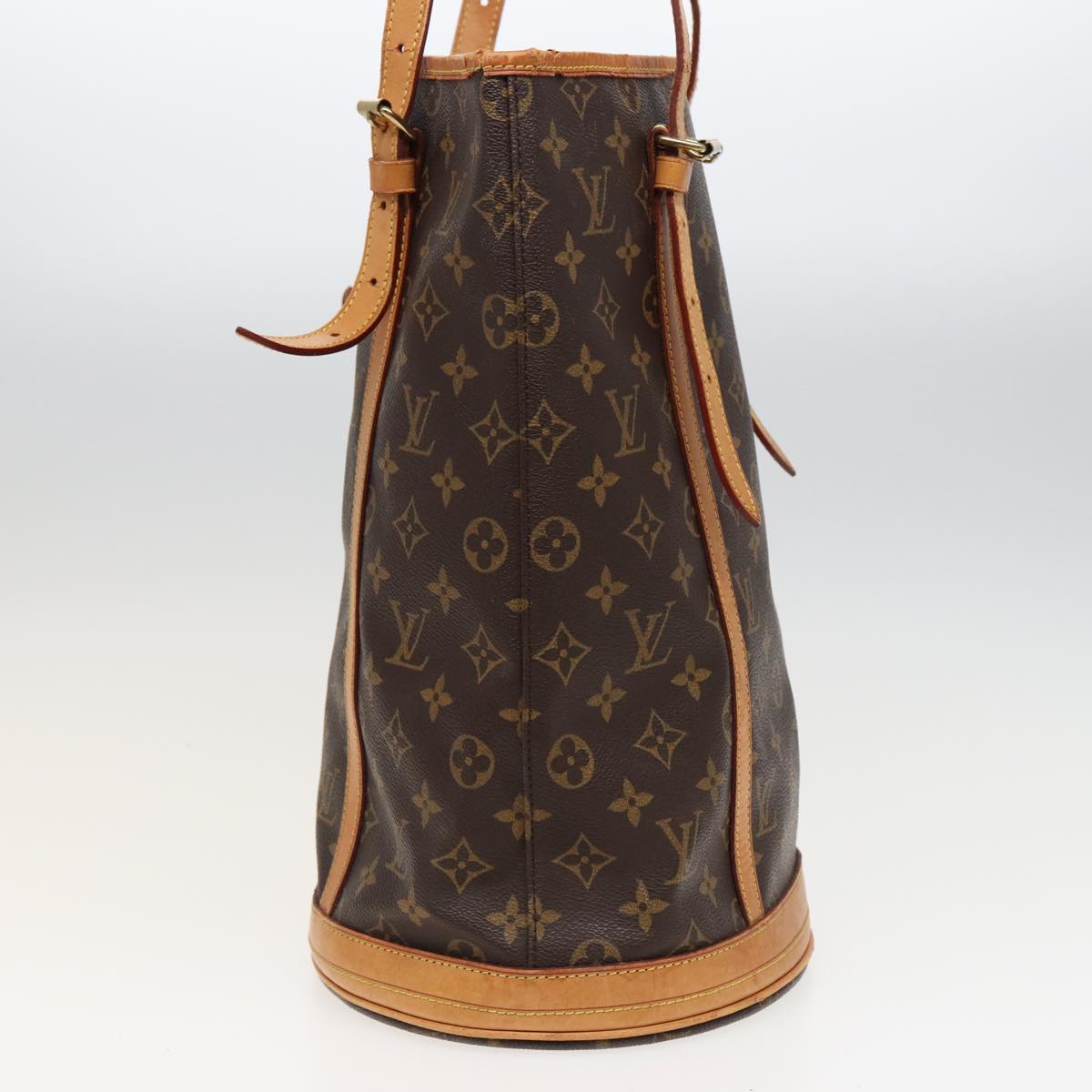 LOUIS VUITTON Monogram Bucket GM Shoulder Bag M42236 LV Auth bs15518