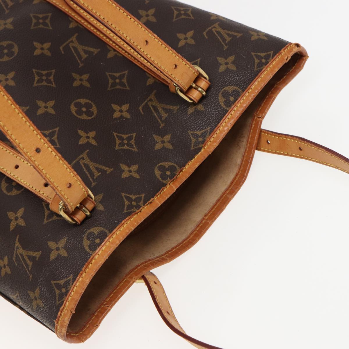 LOUIS VUITTON Monogram Bucket GM Shoulder Bag M42236 LV Auth bs15518