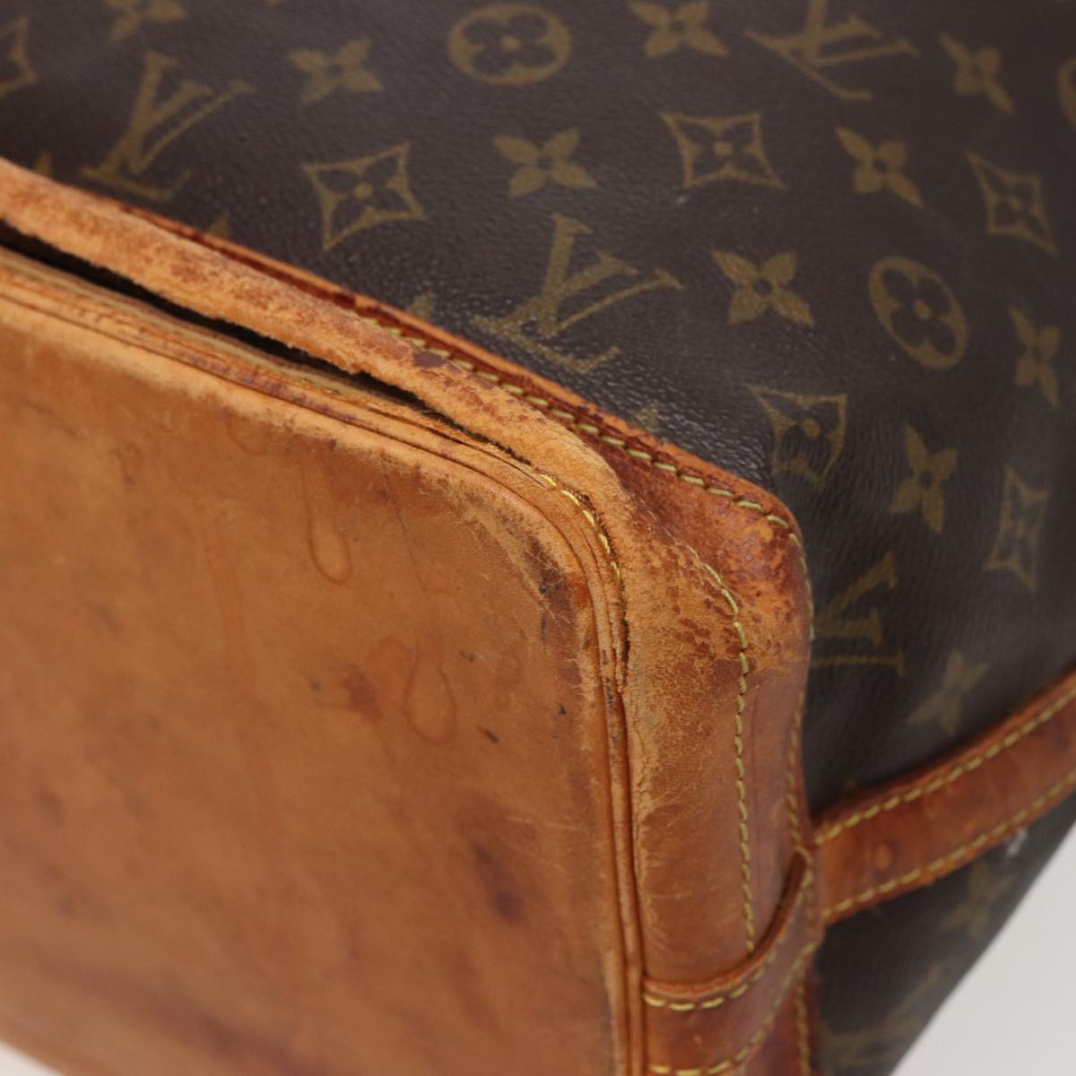 LOUIS VUITTON Monogram Noe Shoulder Bag M42224 LV Auth bs15520