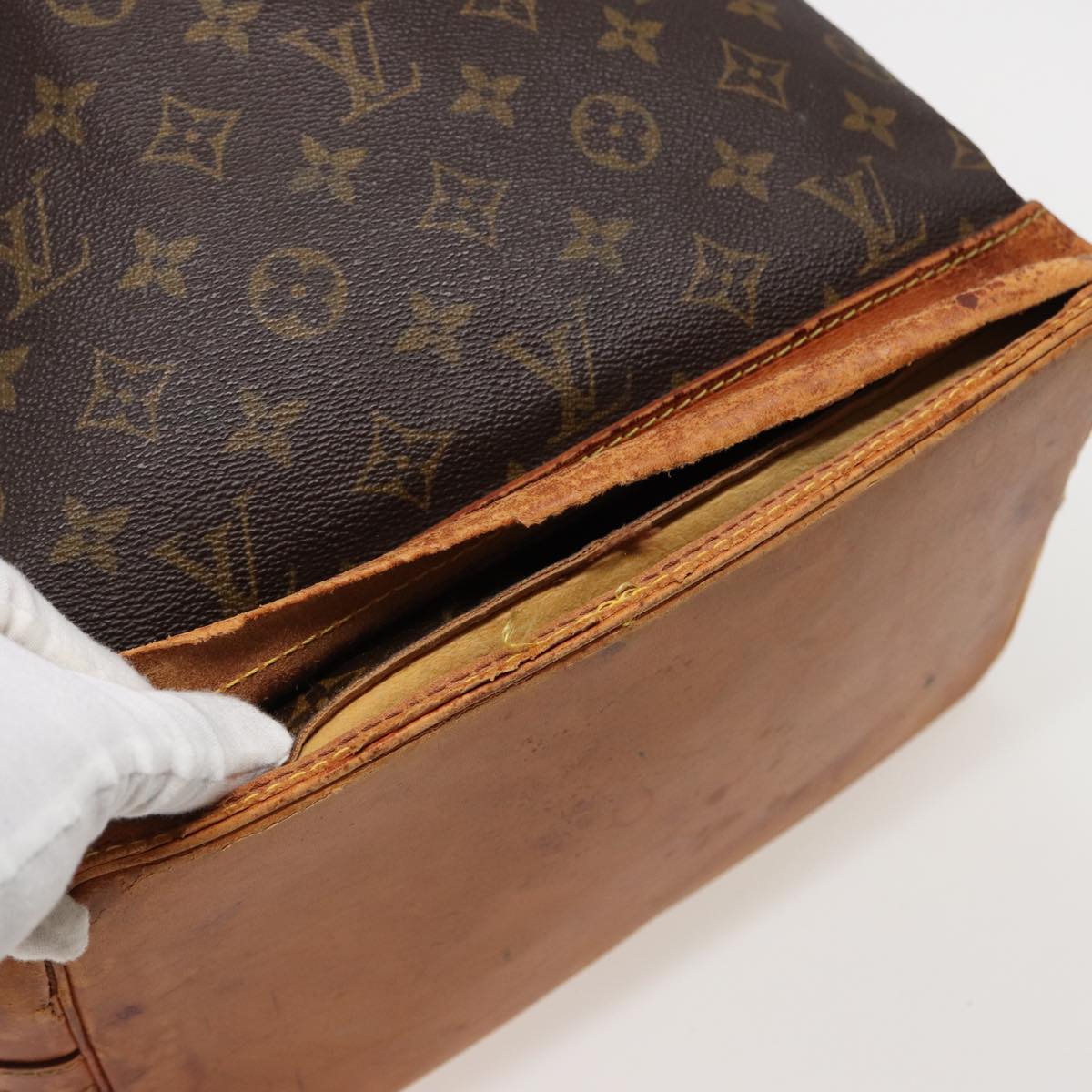 LOUIS VUITTON Monogram Noe Shoulder Bag M42224 LV Auth bs15520