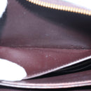 LOUIS VUITTON Monogram Vernis Zippy Wallet Wallet Amarante M93522 Auth bs15545-10