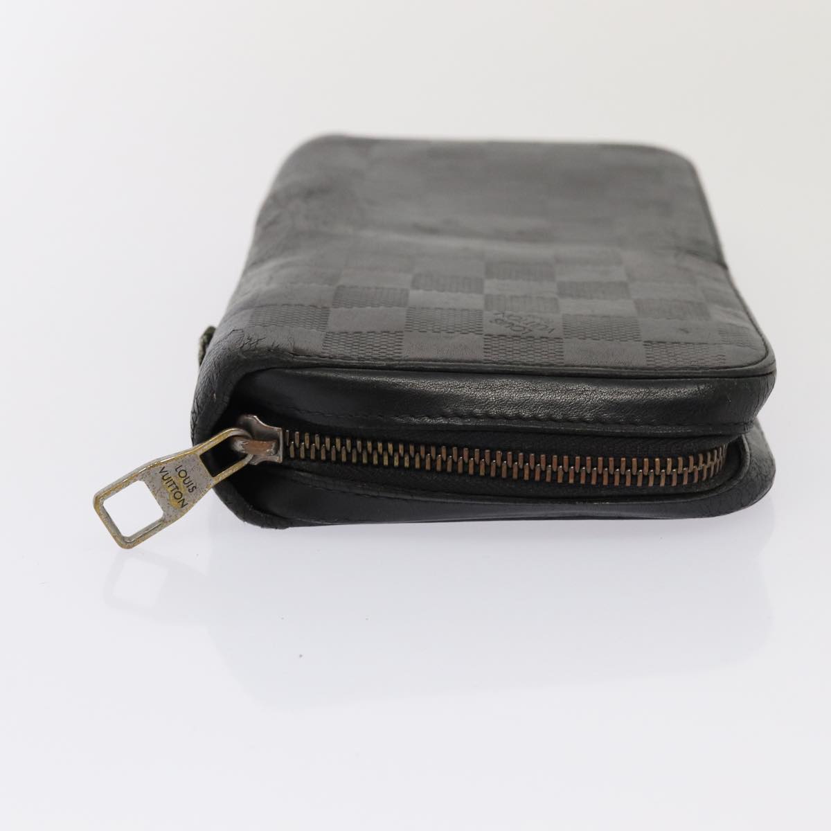 LOUIS VUITTON Damier Infini  Zippy XL Travel Case Black Onyx N61254 Auth bs15546