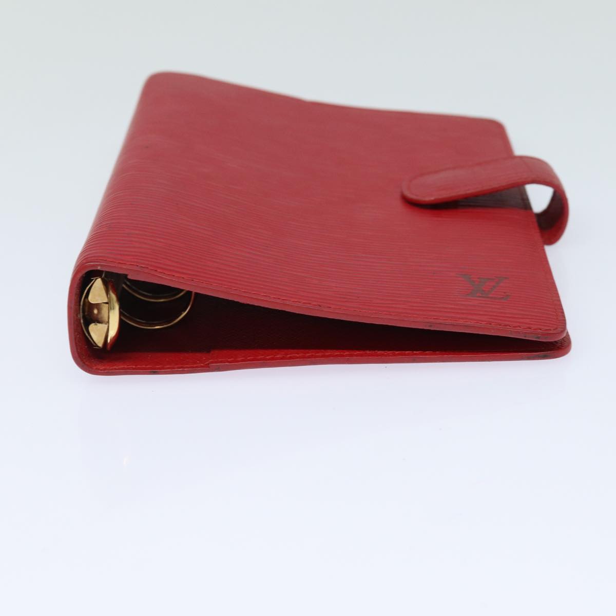 LOUIS VUITTON Epi Agenda MM Day Planner Cover Red R20047 LV Auth bs15560