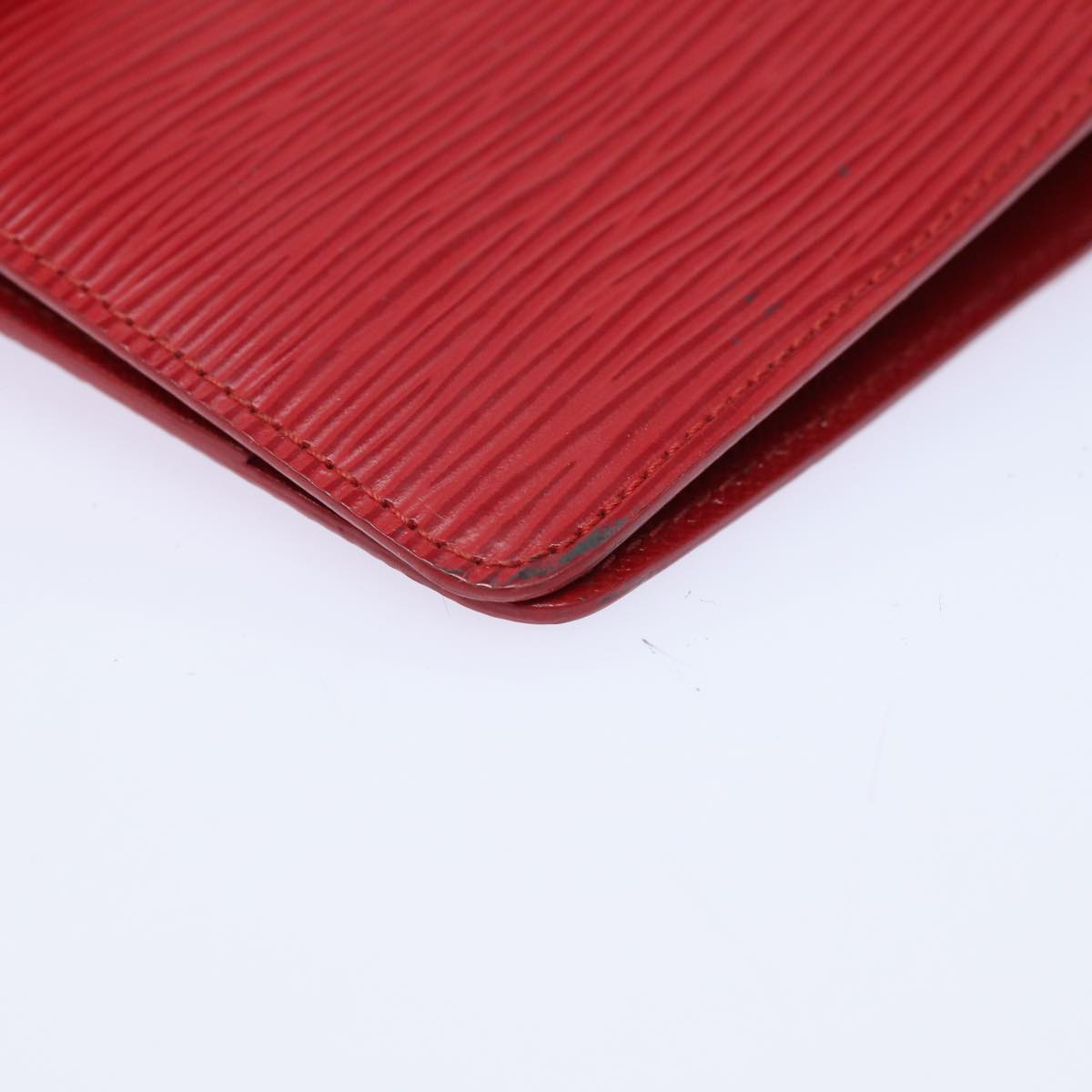 LOUIS VUITTON Epi Agenda MM Day Planner Cover Red R20047 LV Auth bs15560