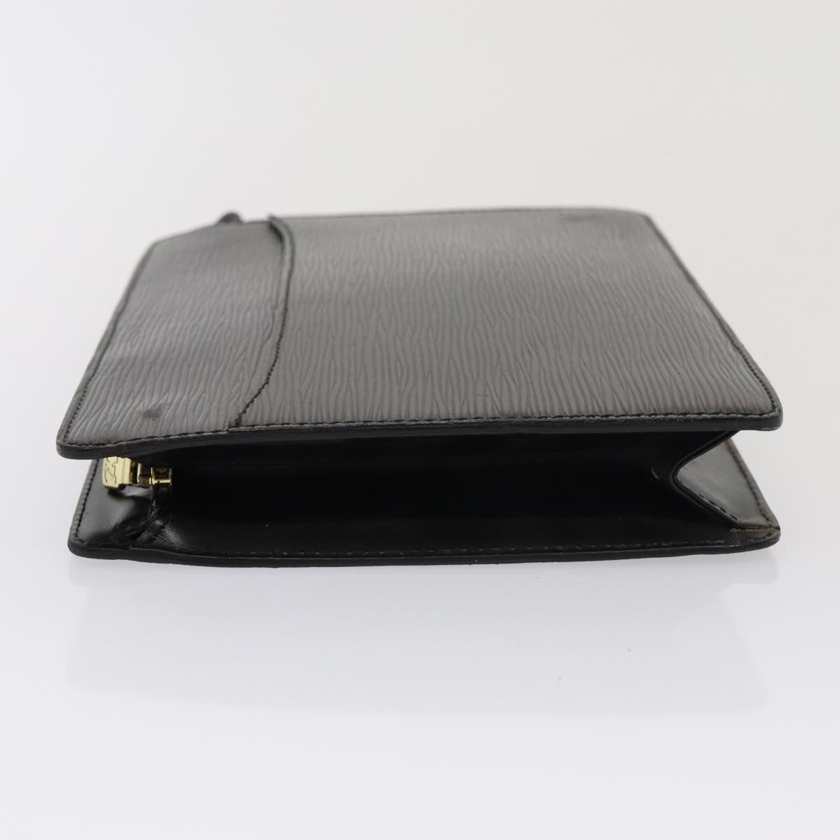 LOUIS VUITTON Epi Pochette Homme Clutch Bag Black Noir M52522 LV Auth bs15565