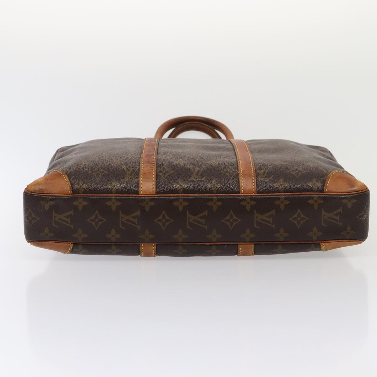 LOUIS VUITTON Monogram Porte Documents Voyage Hand Bag M53361 Auth bs15571