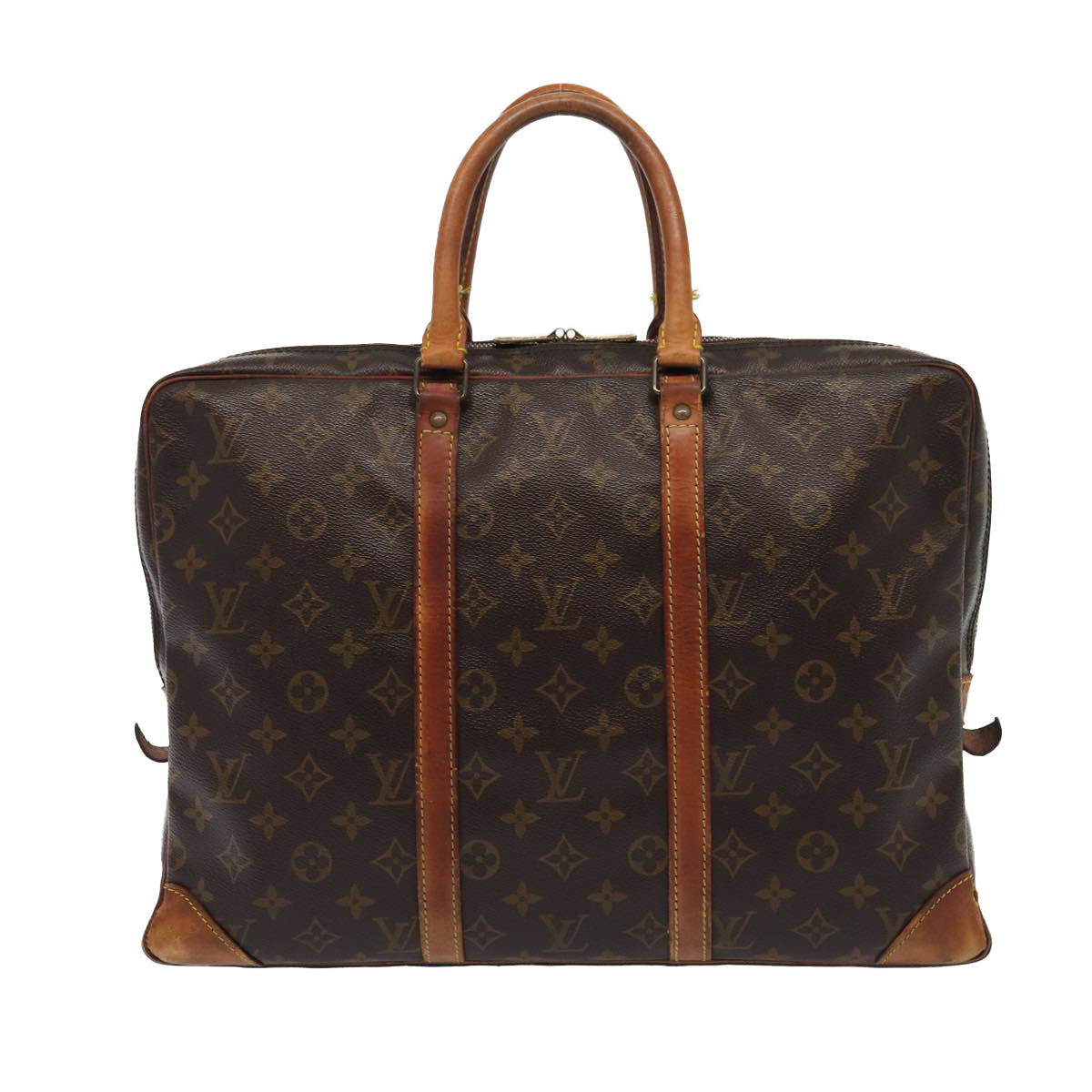 LOUIS VUITTON Monogram Porte Documents Voyage Hand Bag M53361 Auth bs15571 - 0