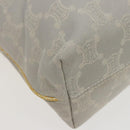 CELINE Macadam Canvas Tote Bag Yellow Light Blue Auth bs15626V-14