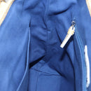 CELINE Macadam Canvas Tote Bag Yellow Light Blue Auth bs15626V-19