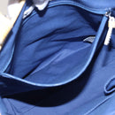 CELINE Macadam Canvas Tote Bag Yellow Light Blue Auth bs15626V-21