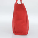 CELINE Tote Bag Leather Red Auth bs15628-3