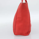 CELINE Tote Bag Leather Red Auth bs15628-4