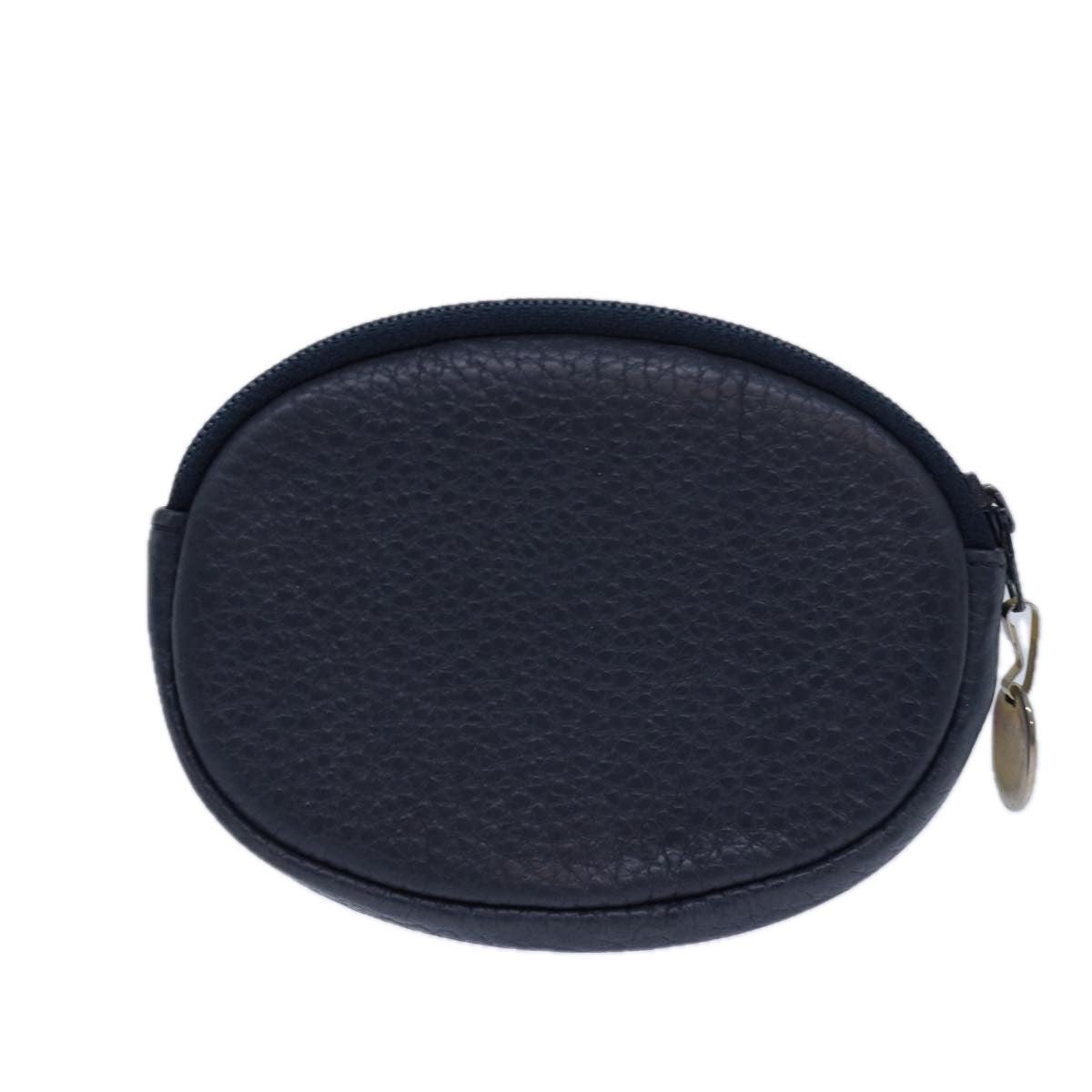 Christian Dior Coin Purse Leather Navy Auth bs15647 - 0