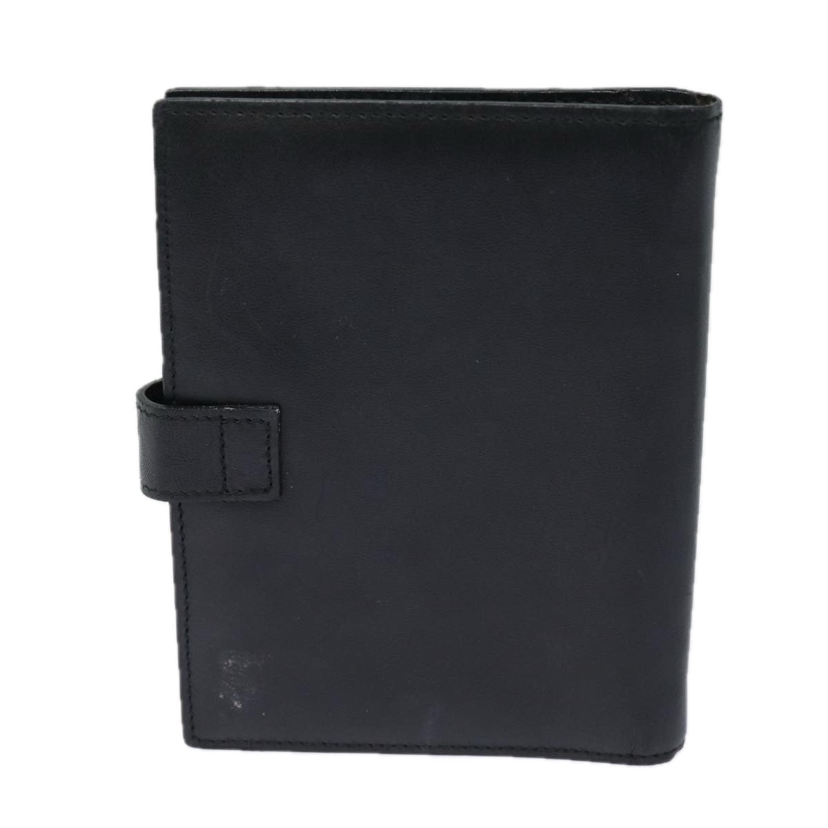 GUCCI Day Planner Cover Leather Black 031 0416 0927 Auth bs15650