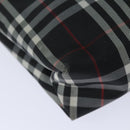 BURBERRY Nova Check Hand Bag Nylon Black Auth bs15673-14