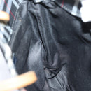 BURBERRY Nova Check Hand Bag Nylon Black Auth bs15673-11