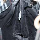 BURBERRY Nova Check Hand Bag Nylon Black Auth bs15673-17