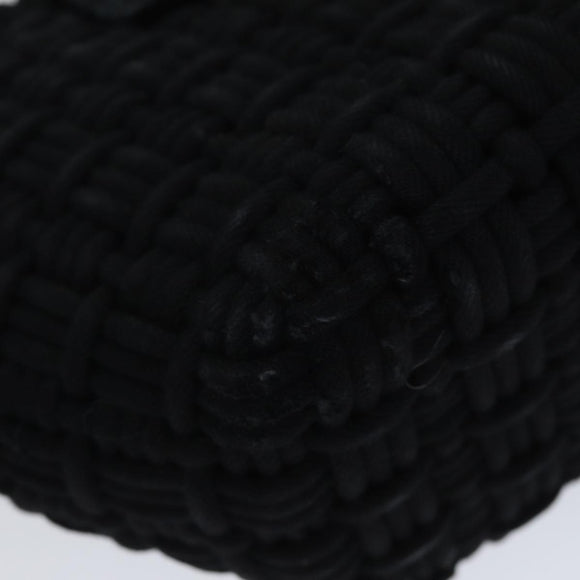 BALENCIAGA Bistro Hand Bag Canvas 2way Black 671342 Auth bs15695V