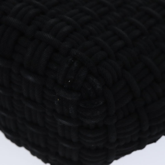 BALENCIAGA Bistro Hand Bag Canvas 2way Black 671342 Auth bs15695V