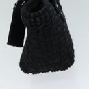 BALENCIAGA Bistro Hand Bag Canvas 2way Black 671342 Auth bs15695V-3