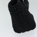 BALENCIAGA Bistro Hand Bag Canvas 2way Black 671342 Auth bs15695V-4