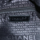 CHANEL Choco Bar Hand Bag Enamel Black CC Auth bs15702-17