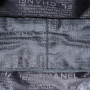 CHANEL Choco Bar Hand Bag Enamel Black CC Auth bs15702-12