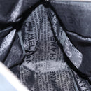 CHANEL Choco Bar Hand Bag Enamel Black CC Auth bs15702-18