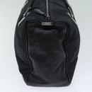 CHANEL Choco Bar Hand Bag Enamel Black CC Auth bs15702-4