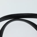 CHANEL Choco Bar Hand Bag Enamel Black CC Auth bs15702-9