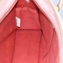 BURBERRY Nova Check Blue Nobel Hand Bag Canvas Pink Beige Auth bs15726-18