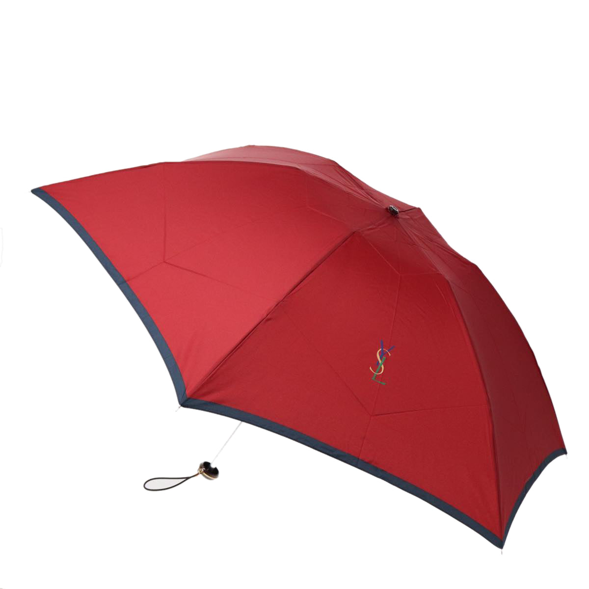 SAINT LAURENT Umbrella Nylon 2Set Red Black Auth bs15755