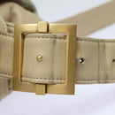 CHANEL Choco Bar Turn Lock Shoulder Bag Wool Multicolor CC Auth bs15780-9