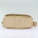 CHANEL Choco Bar Turn Lock Shoulder Bag Wool Multicolor CC Auth bs15780-5