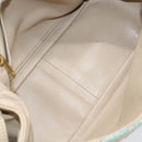 CHANEL Choco Bar Turn Lock Shoulder Bag Wool Multicolor CC Auth bs15780-11