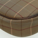 Burberrys Nova Check Shoulder Bag Canvas Beige Brown Auth bs15807-16