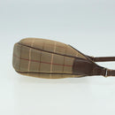 Burberrys Nova Check Shoulder Bag Canvas Beige Brown Auth bs15807-3