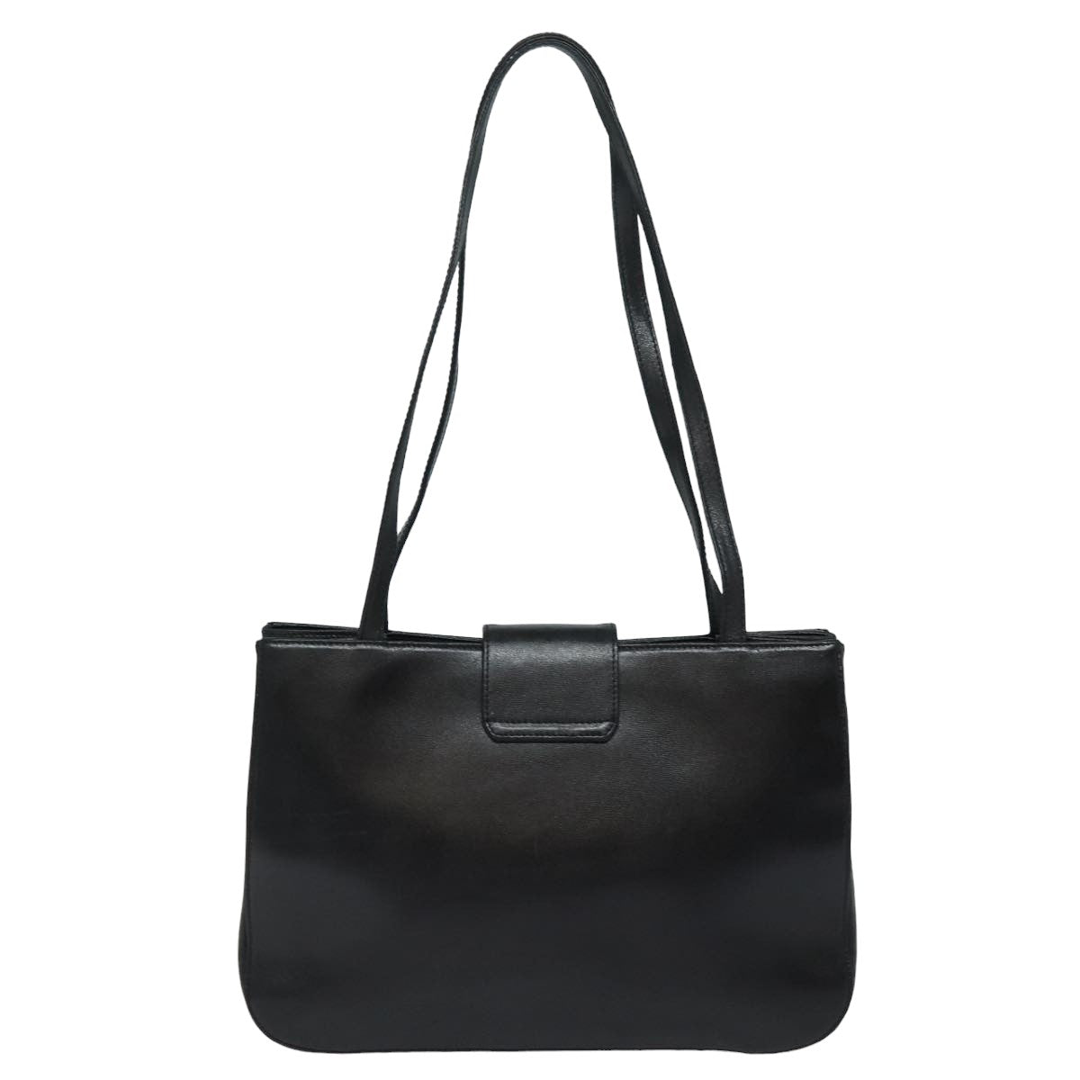 GIVENCHY Shoulder Bag Leather Black Auth bs15809 - 0