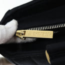 CHANEL Choco Bar Tote Bag Cotton Black CC Auth bs15847-18