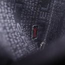 CHANEL Choco Bar Tote Bag Cotton Black CC Auth bs15847-12