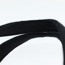 CHANEL Choco Bar Tote Bag Cotton Black CC Auth bs15847-14