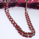 CHANEL Matelasse Chain Tote Bag Vinyl Pink CC Auth bs15858-7