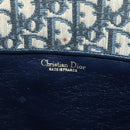 Christian Dior Trotter Canvas Hand Bag Canvas Navy Auth bs15874-11